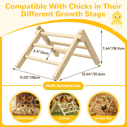 INNOLAND Chick Perch Foldable，12.44" ×11.02" ×7.44" Chick Roosting Perch (L)