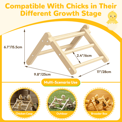 INNOLAND Chick Perch Foldable, 11.02" × 9.84" × 6.10" Baby Chick Toys (M)