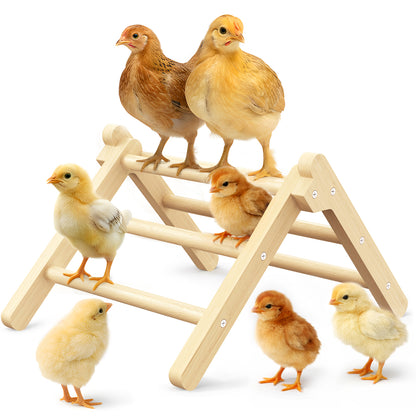 INNOLAND Chick Perch Foldable，12.44" ×11.02" ×7.44" Chick Roosting Perch (L)