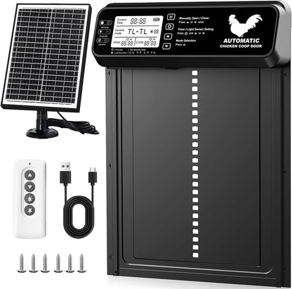 INNOLAND Automatic Solar Powered Chicken Door